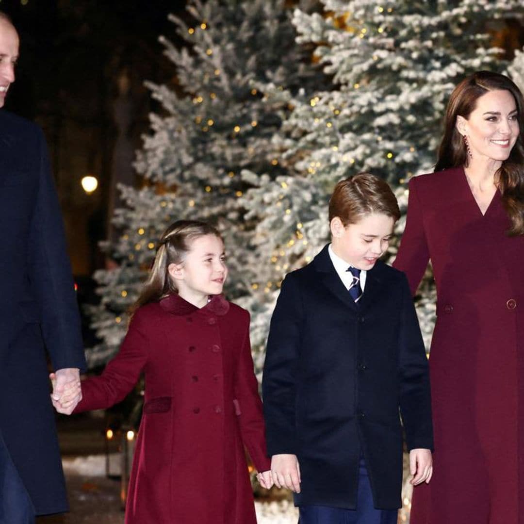 The Prince and Princess of Wales spotted Christmas tree shopping with kids