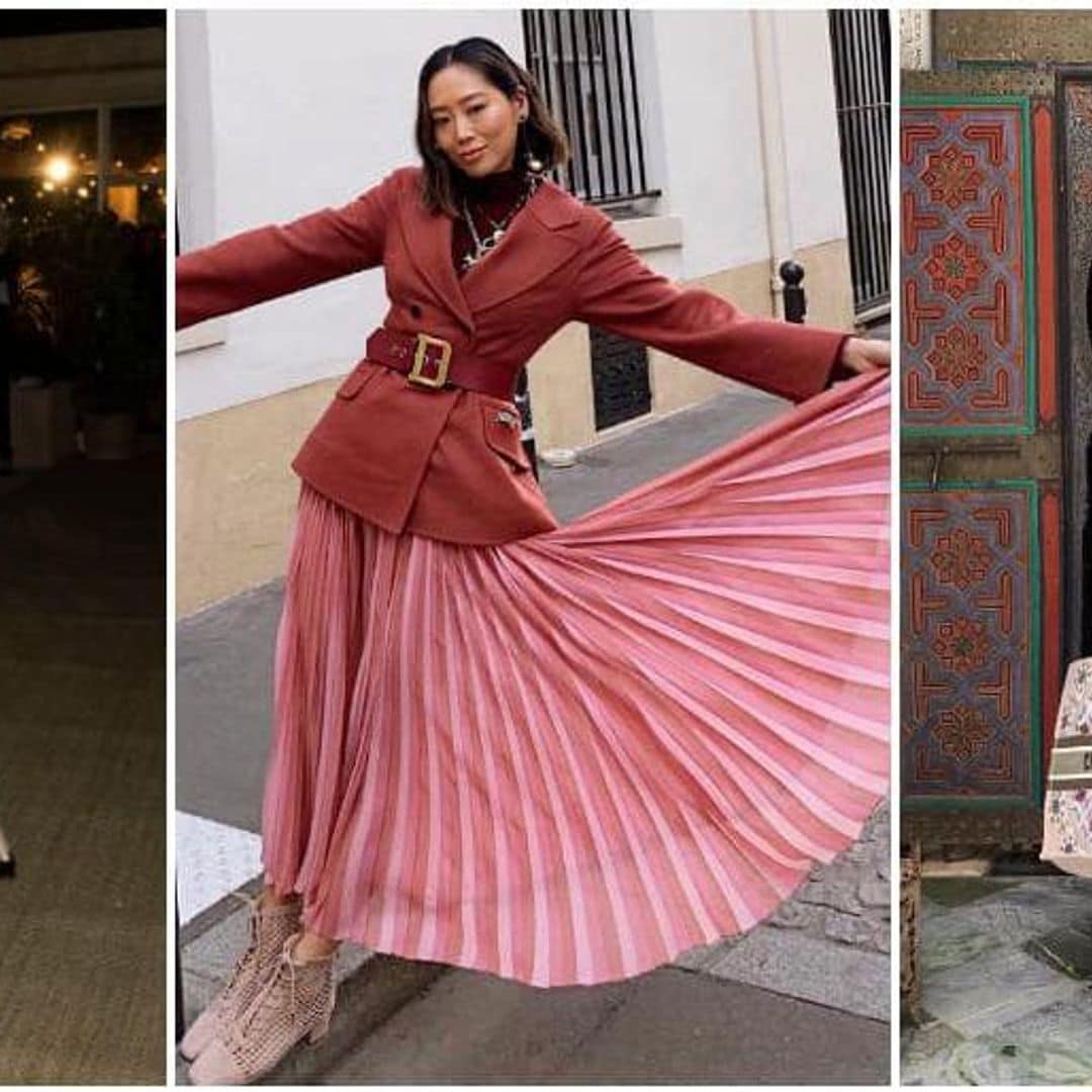 Why the pleated skirt is the celebs' favorite trend this fall