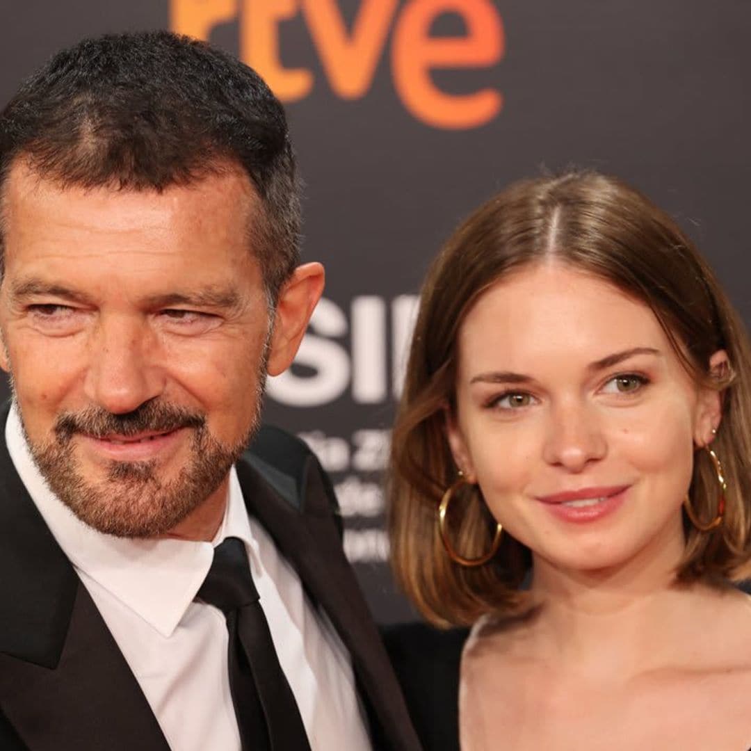 Antonio Banderas and his daughter Stella make an appearance at San Sebastian Film Festival