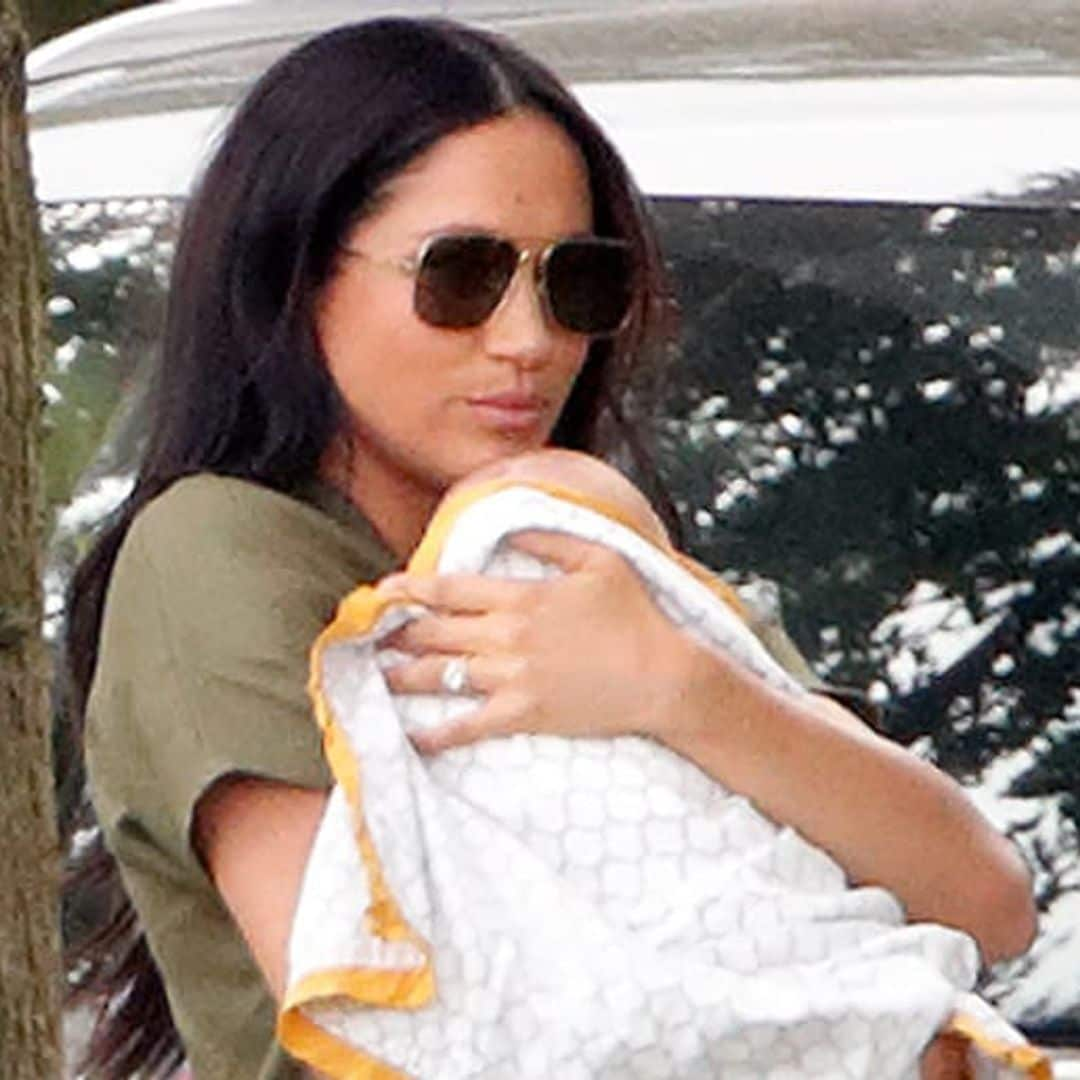 Meghan Markle wrapped baby Archie in this affordable blanket - see the details!