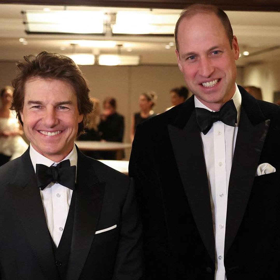 Prince William reunites with Tom Cruise in London