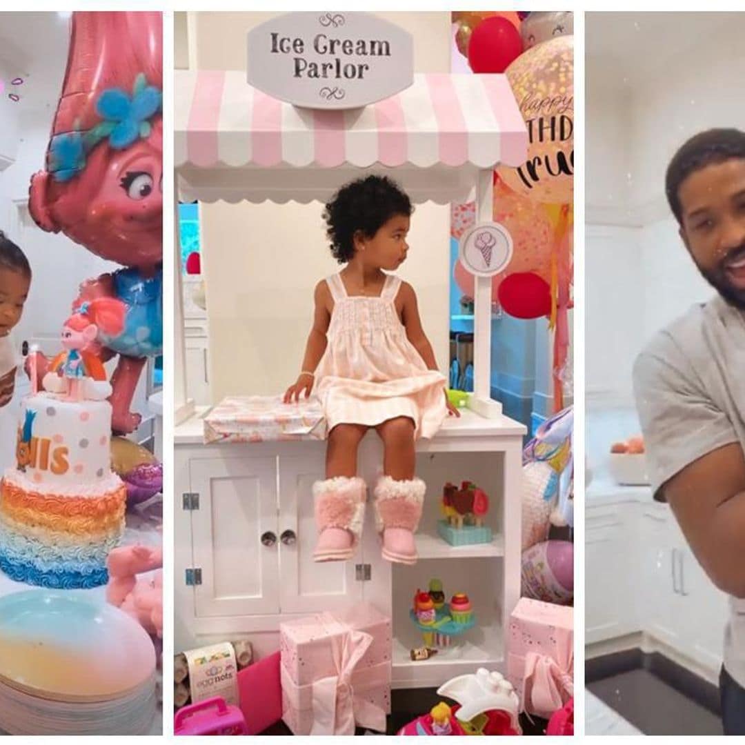 Khloé Kardashian and ex Tristan Thompson throw daughter True a dream birthday party while on lockdown - see the adorable pics