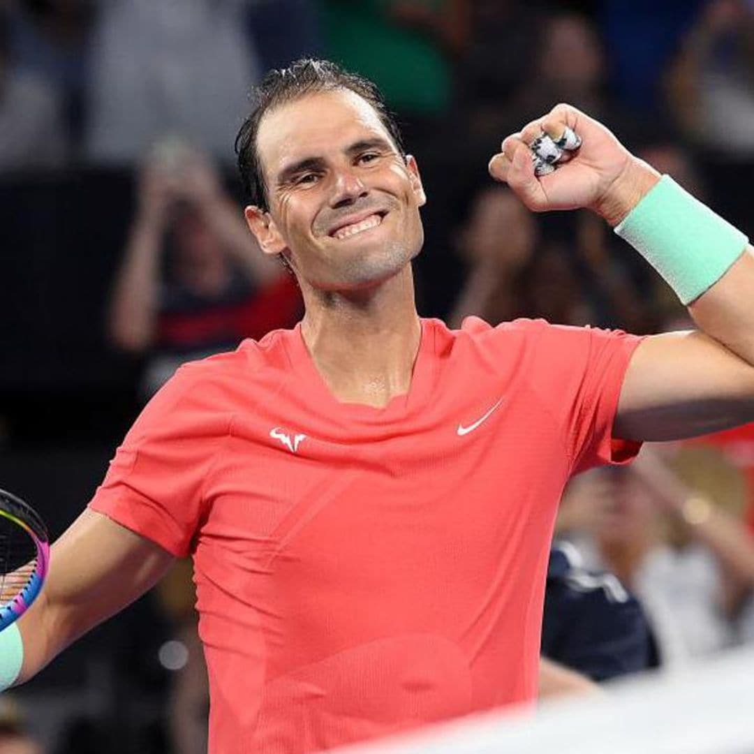 Rafa Nadal wins comeback match after long absence due to injury