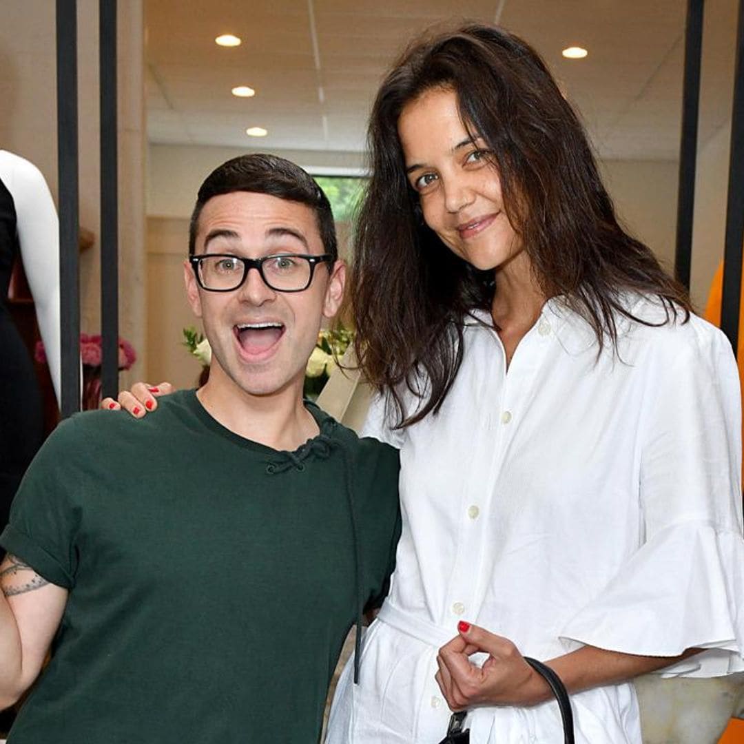 Katie Holmes traveled to Connecticut to support Christian Siriano’s new store