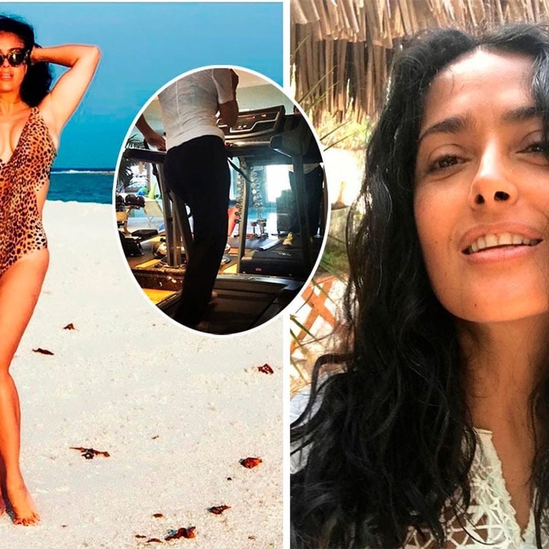 Salma Hayek uses this booty-shaking workout hack to maintain her fabulous bikini body