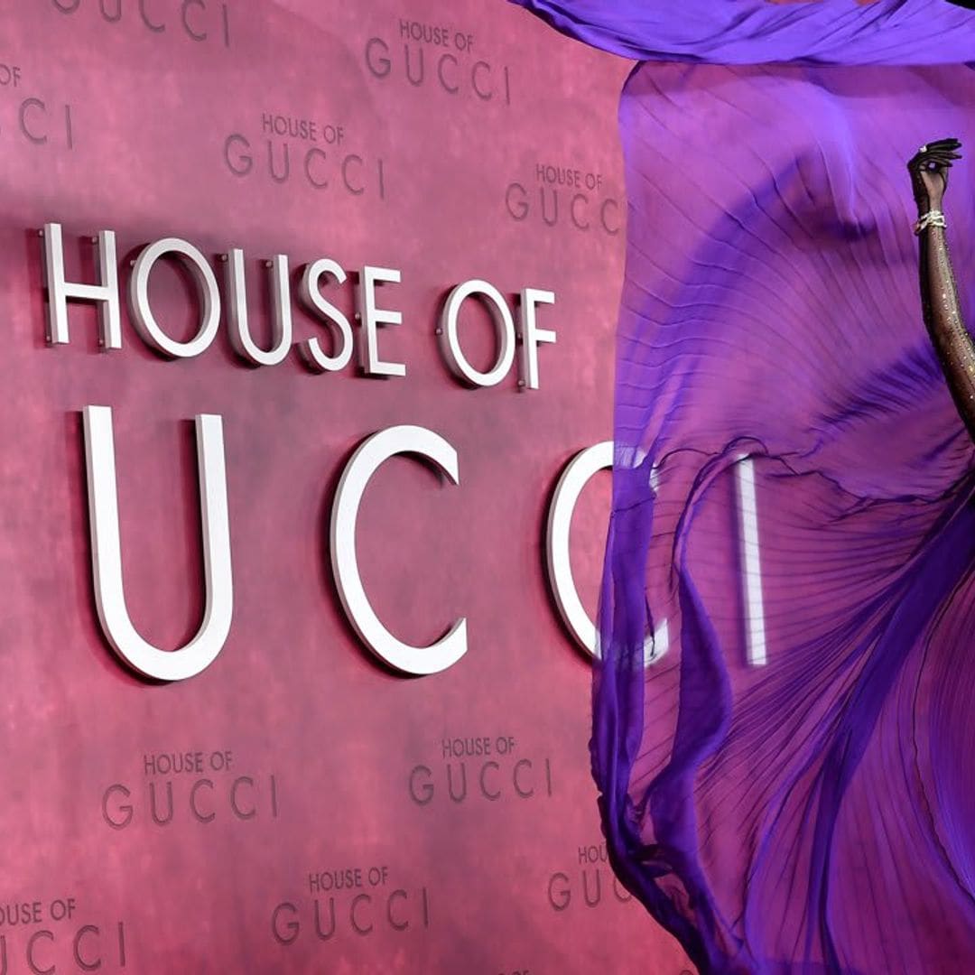 Lady Gaga takes over the ‘House of Gucci’ UK premiere with Salma Hayek, Adam Driver, and Jared Leto