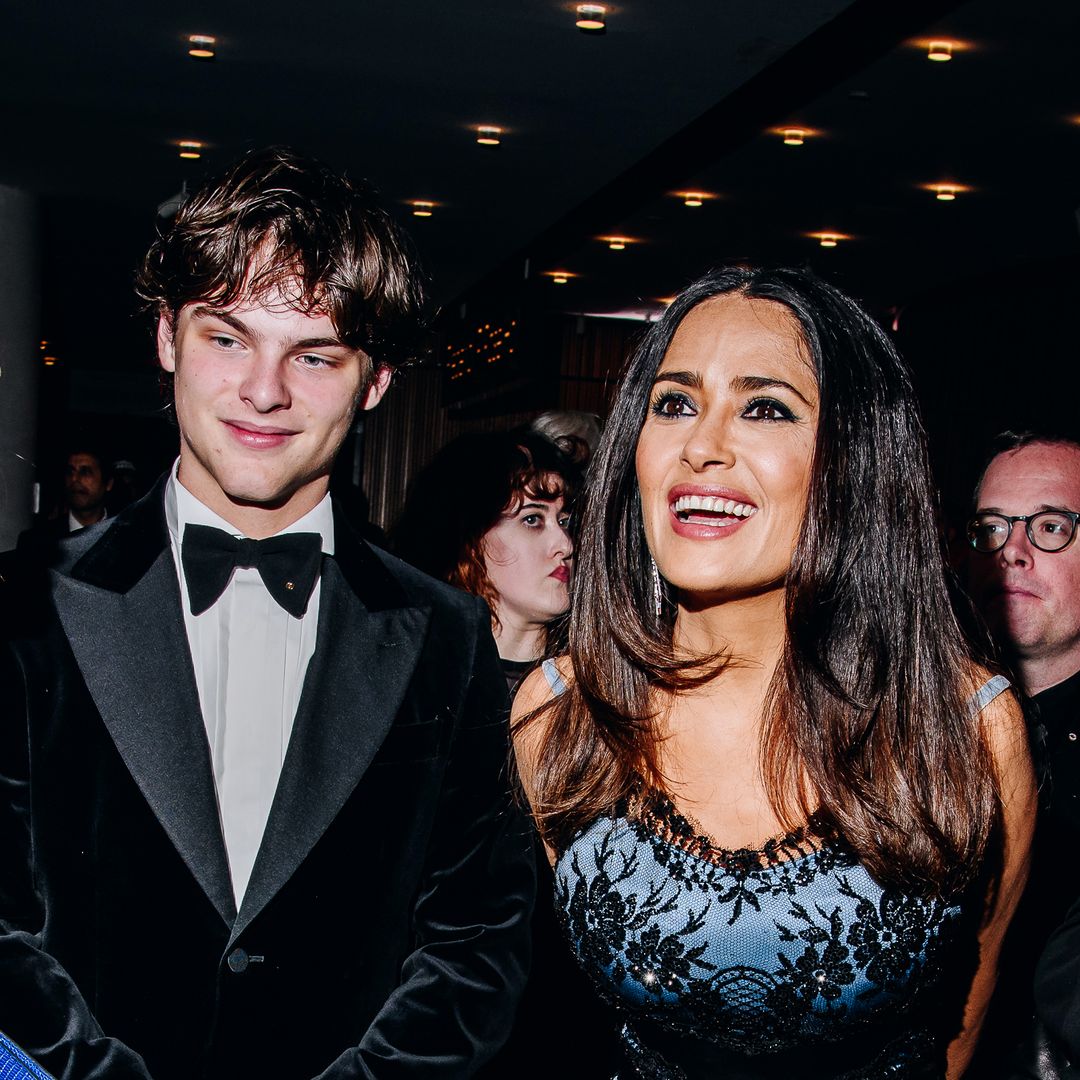 Salma Hayek celebrates stepson Augustin's 18th birthday: 'We love you so much'