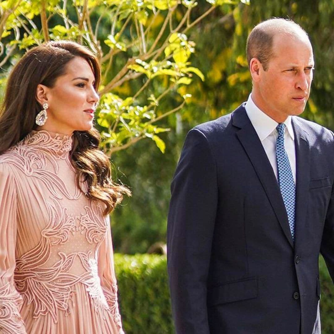 The Prince and Princess of Wales attend royal wedding in Jordan