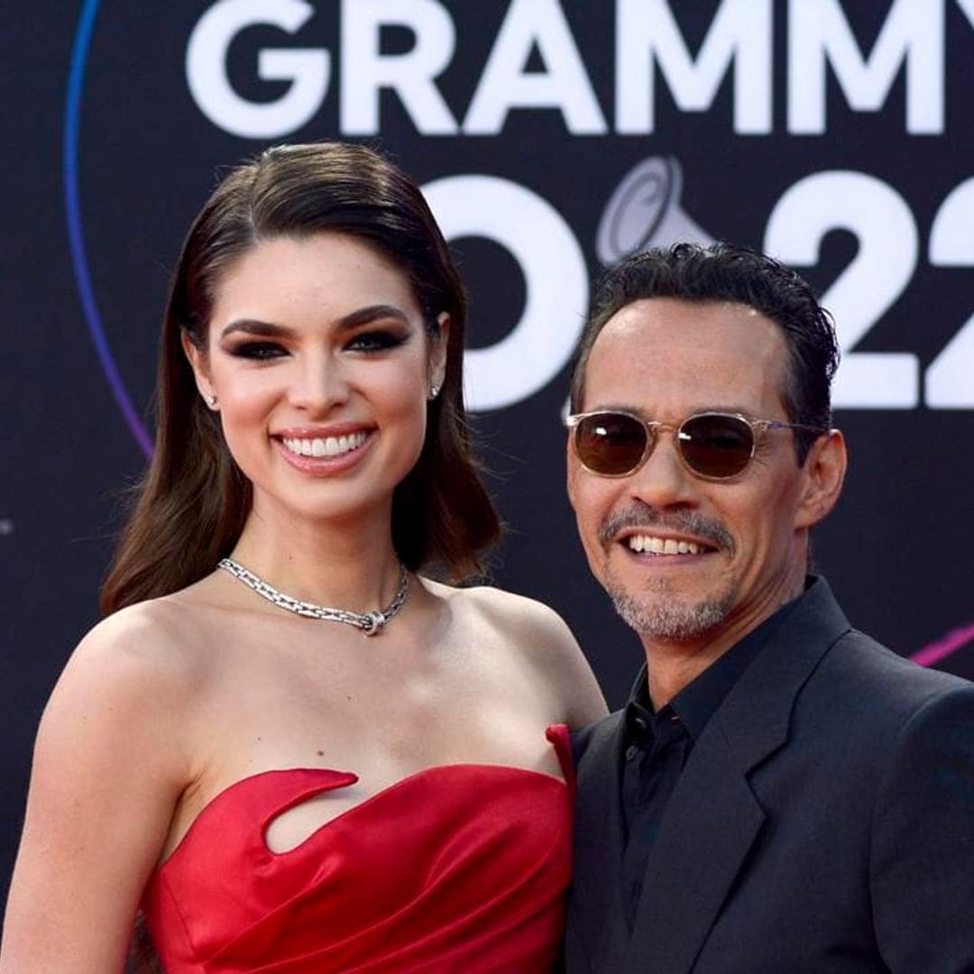 Marc Anthony calls out Nadia Ferreira on Latin Grammys stage