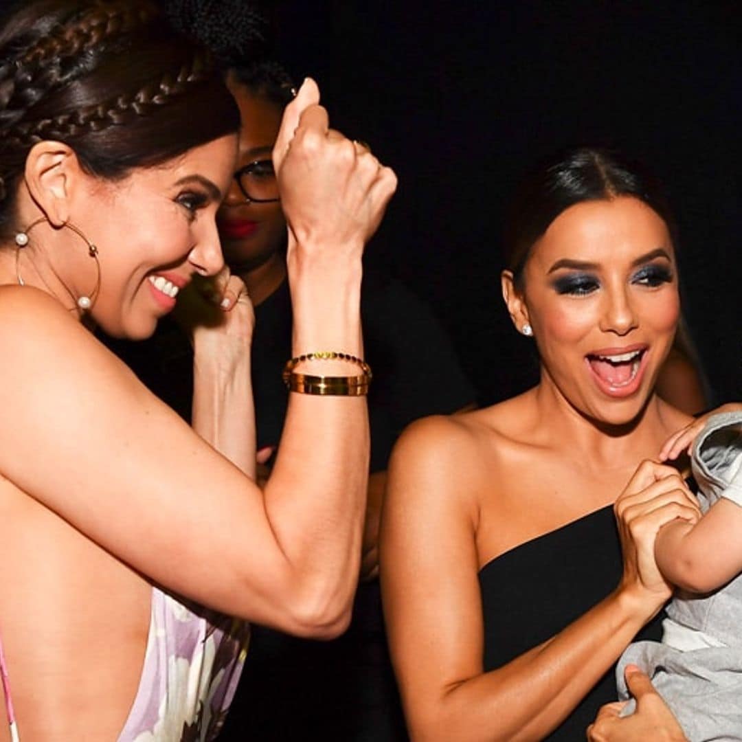 Eva Longoria and Roselyn Sanchez open up about bringing their babies to work