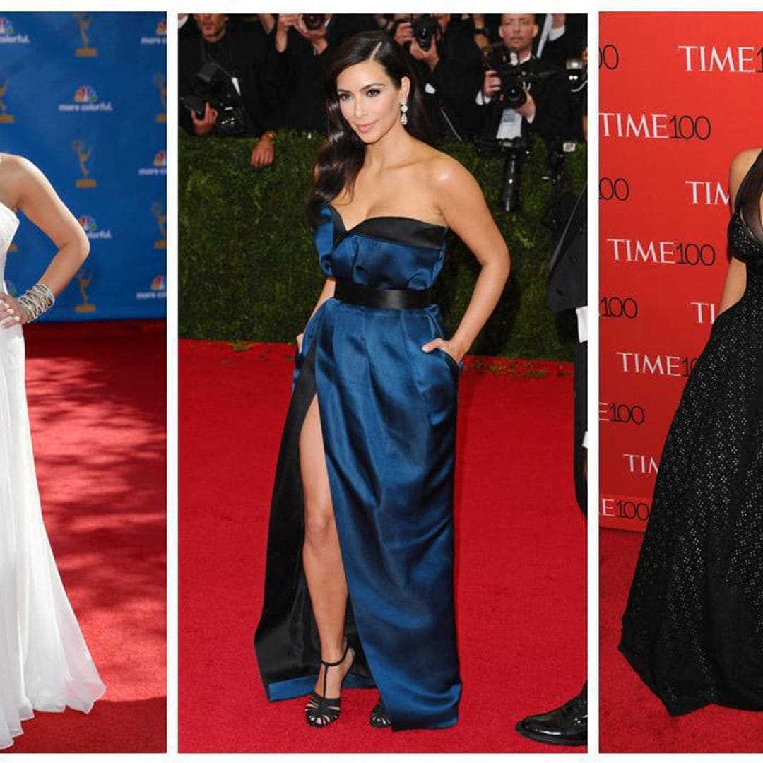 Take a look at Kim Kardashian’s most classic red carpet looks