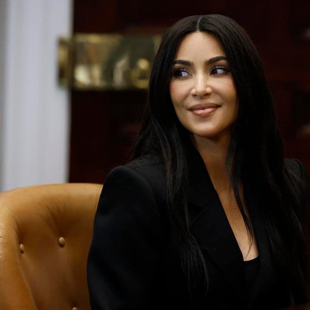 Kim Kardashian joins Vice President Kamala Harris at White House roundtable