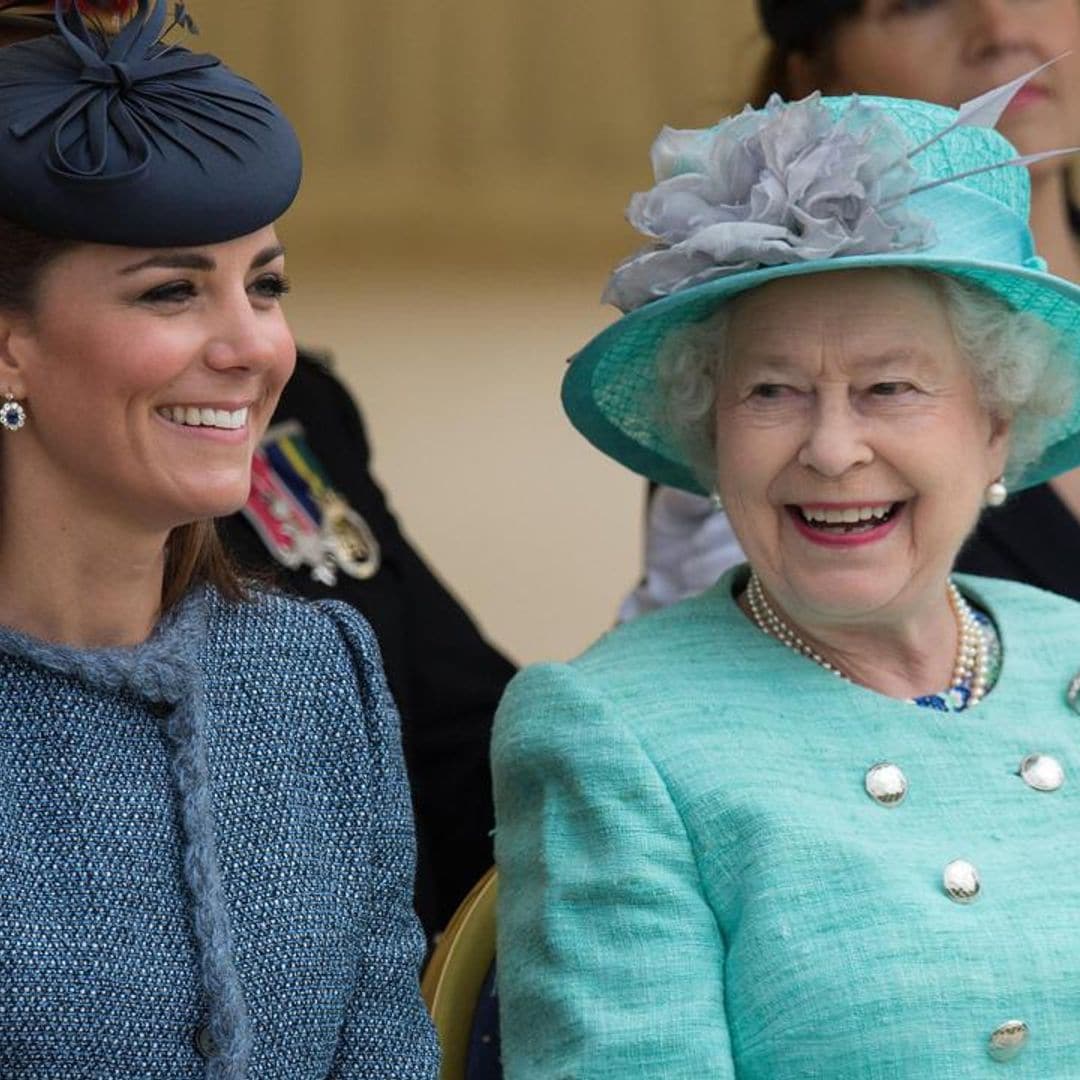 The Princess of Wales plants tree in honor of Queen Elizabeth