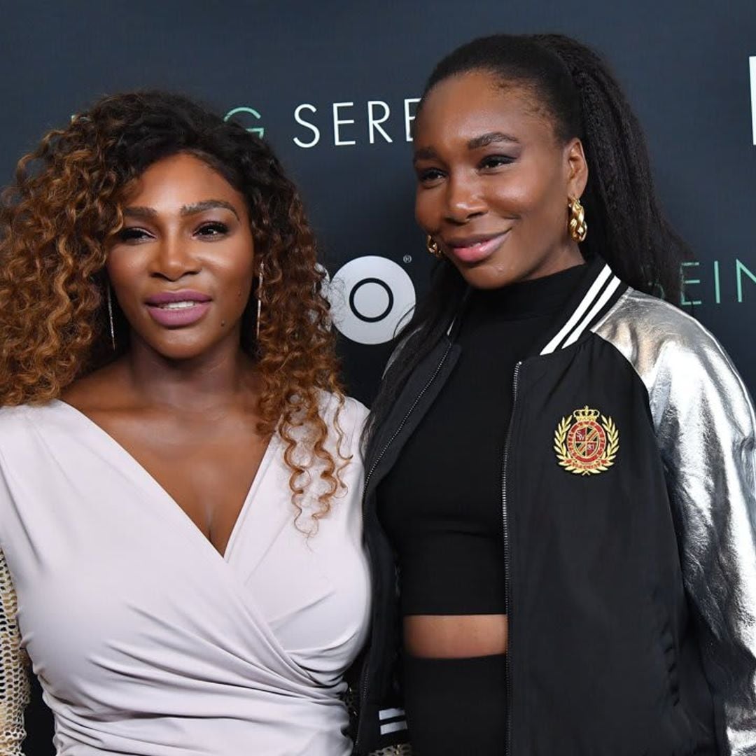 Serena and Venus Williams worked out and took a walk down memory lane together on Instagram live