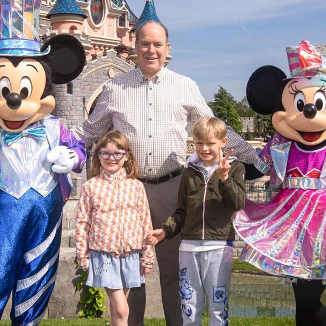 Prince Albert of Monaco visits Disneyland Paris with his twins: See photos