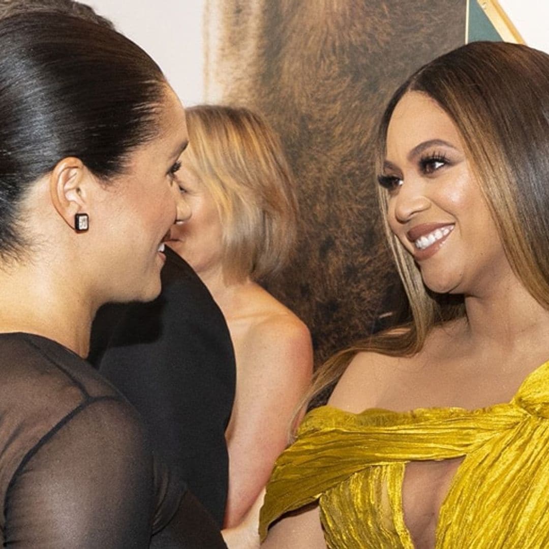 Beyoncé reacts to meeting her longtime fan Meghan Markle