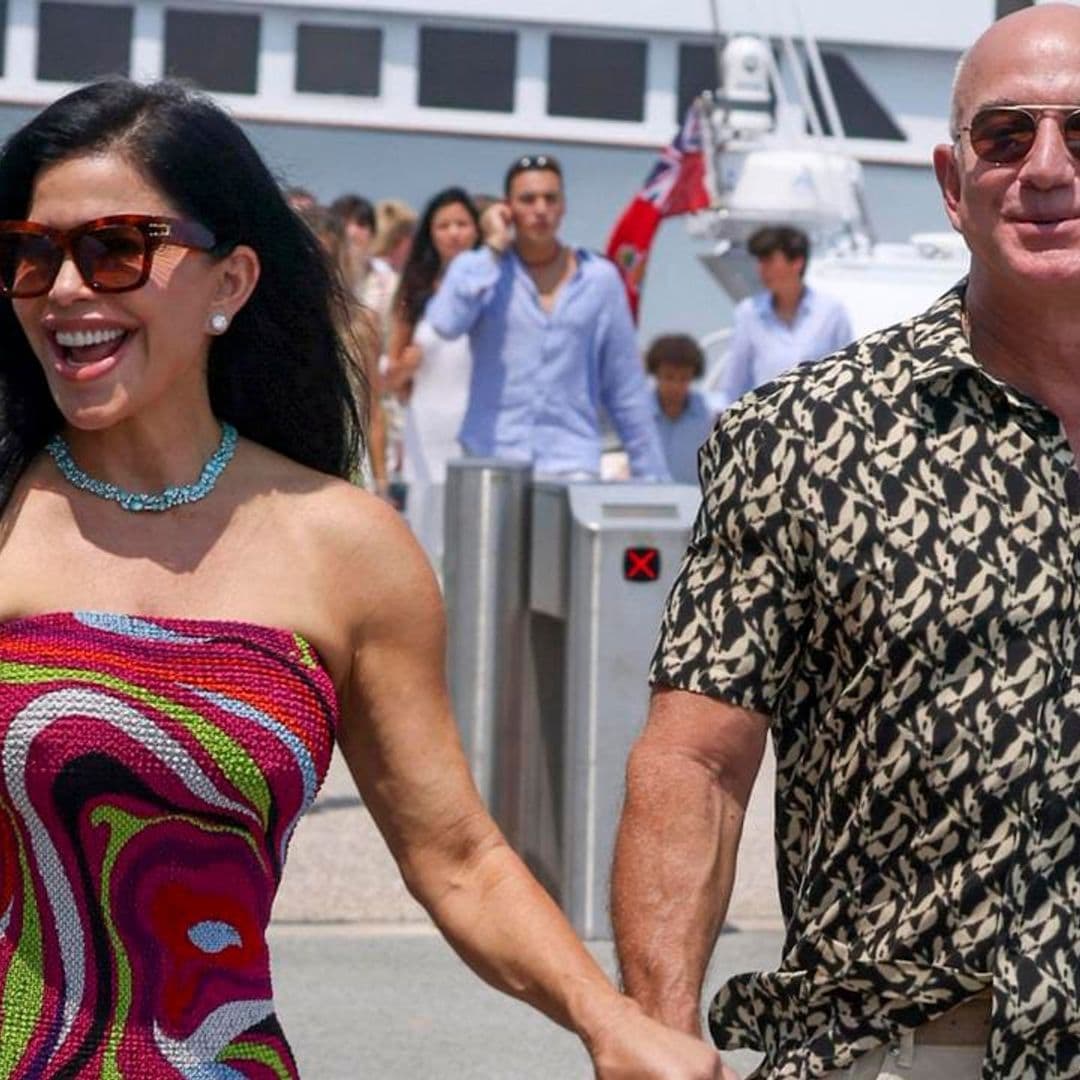 Lauren Sánchez and Jeff Bezos are all smiles exploring the South of France hand in hand