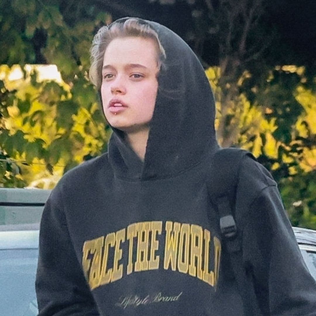 Shiloh Jolie-Pitt was all smiles in Los Angeles weeks after Angelina and Brad's divorce