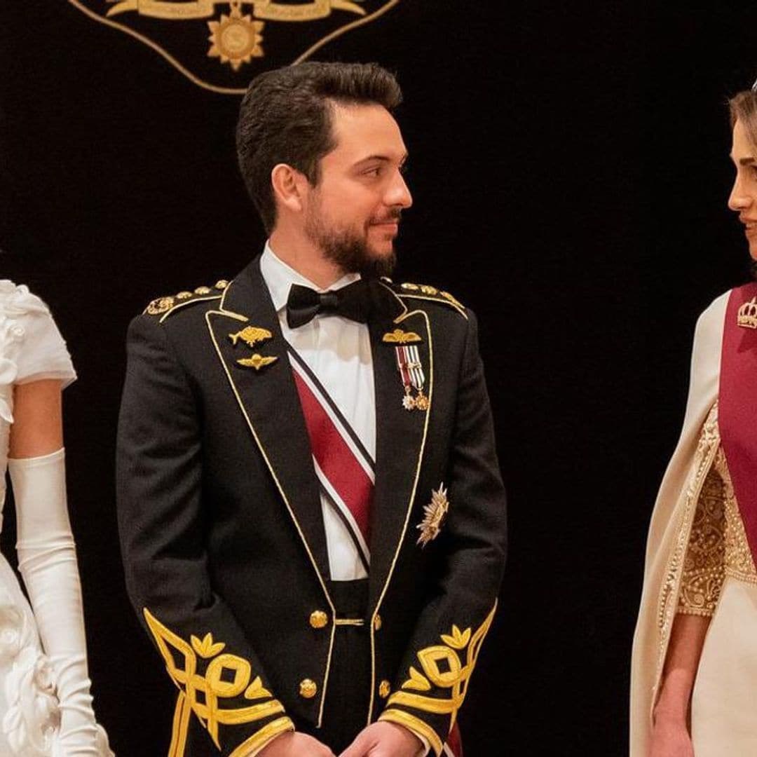 Crown Prince Hussein reveals mom Queen Rania is already shopping for her first grandchild