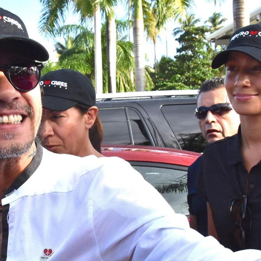 Marc Anthony makes public debut with model girlfriend Jessica Lynne in Puerto Rico