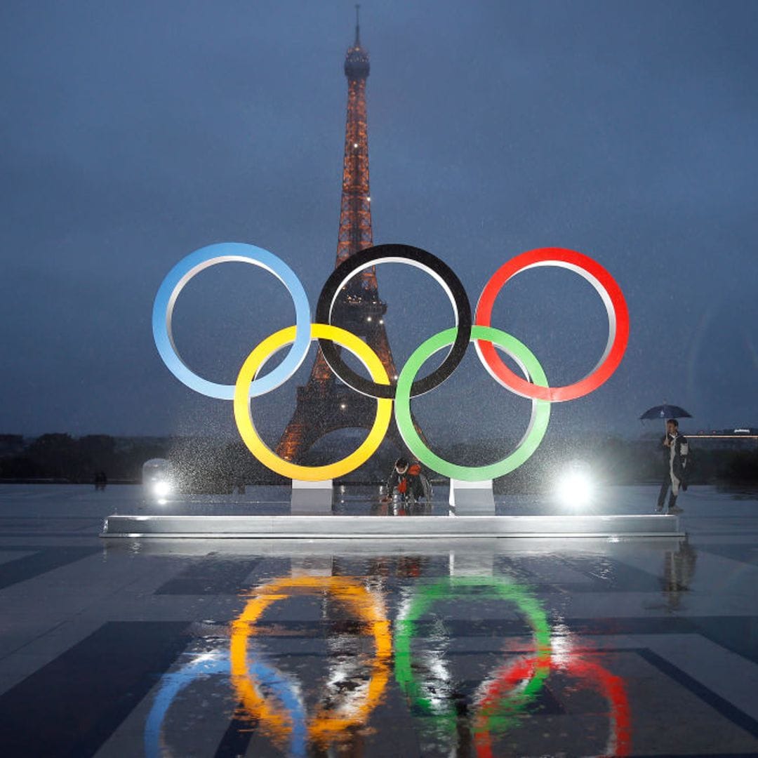 The unveiling of the Olympic rings on the esplanade of Trocadero in front of the Eiffel Tower after the official announcement of the attribution of the Olympic Games 2024 to the city of Paris on September 13, 2017, in Paris, France. For the first time in history, the International Olympic Committee (IOC) confirmed two Summer Games host cities at the same time: Paris will host the Olympic Games in 2024 and Los Angeles in 2028.  