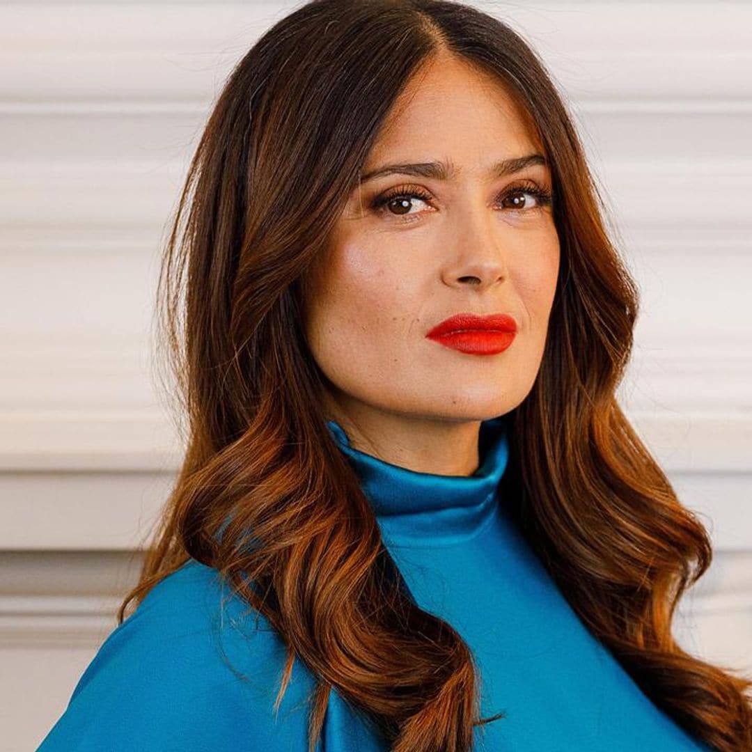 Salma Hayek began filming her scenes for ‘Magic Mike’s Last Dance’