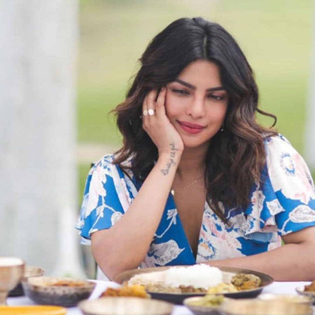 Priyanka Chopra Jonas holds a prayer ceremony to celebrate the opening of her Indian restaurant in New York