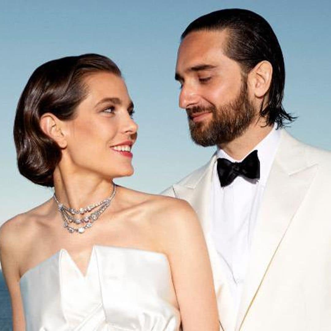 Charlotte Casiraghi echoes grandmother Grace Kelly’s elegance with wedding reception look