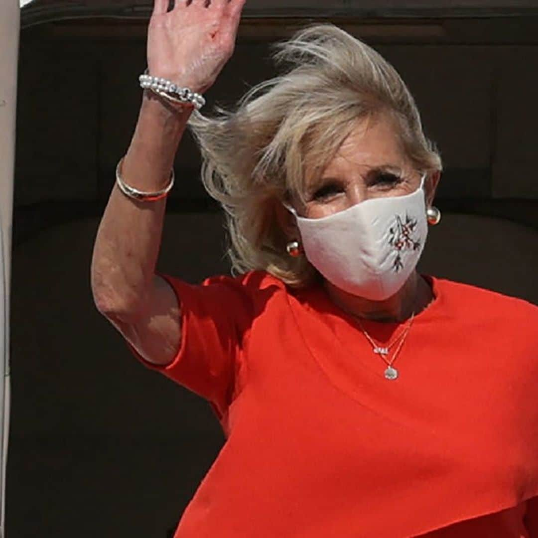 Arriving in style! First Lady Dr. Jill Biden lands in Tokyo for the Olympics