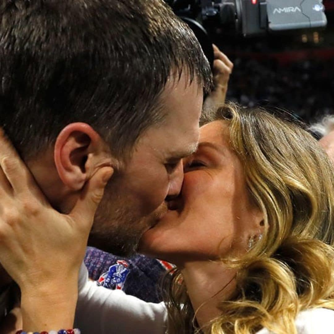 Gisele Bündchen plants kiss on Tom Brady after Super Bowl win - see the sweet moment!