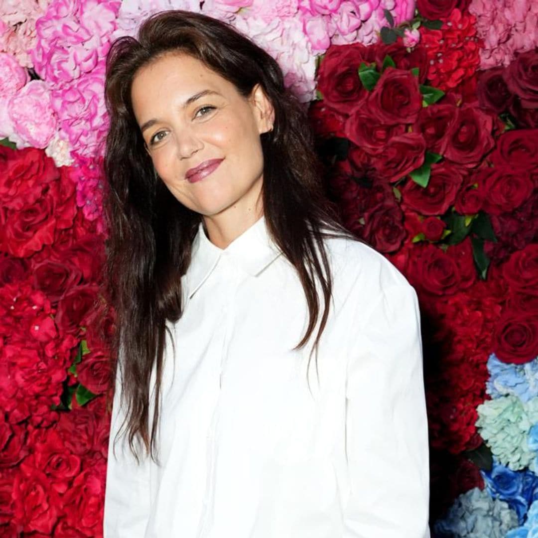 Katie Holmes debuts stunning blunt bangs at Chanel dinner event in NYC