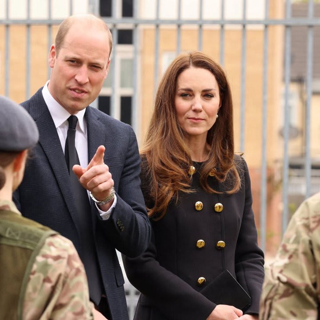 Kate Middleton and Prince William pay tribute to Prince Philip with first joint engagement since his funeral