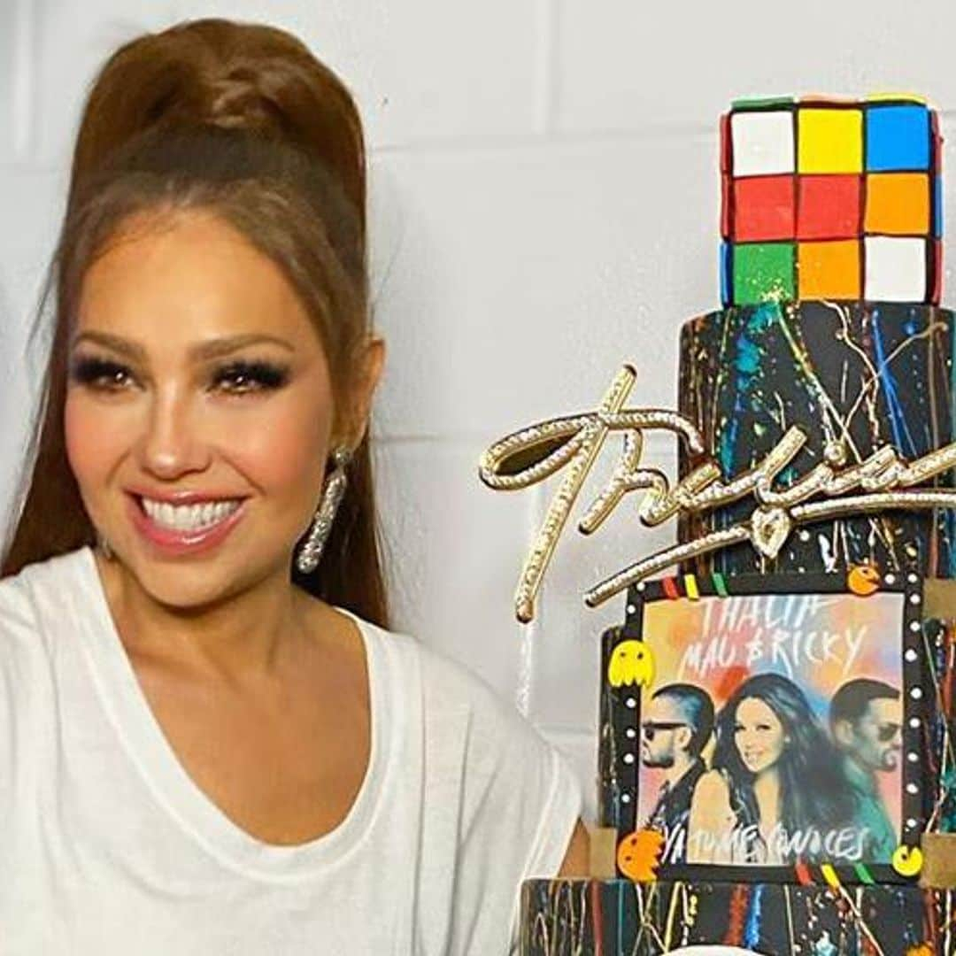 Thalía needs medical treatment after unexpected accident with cake