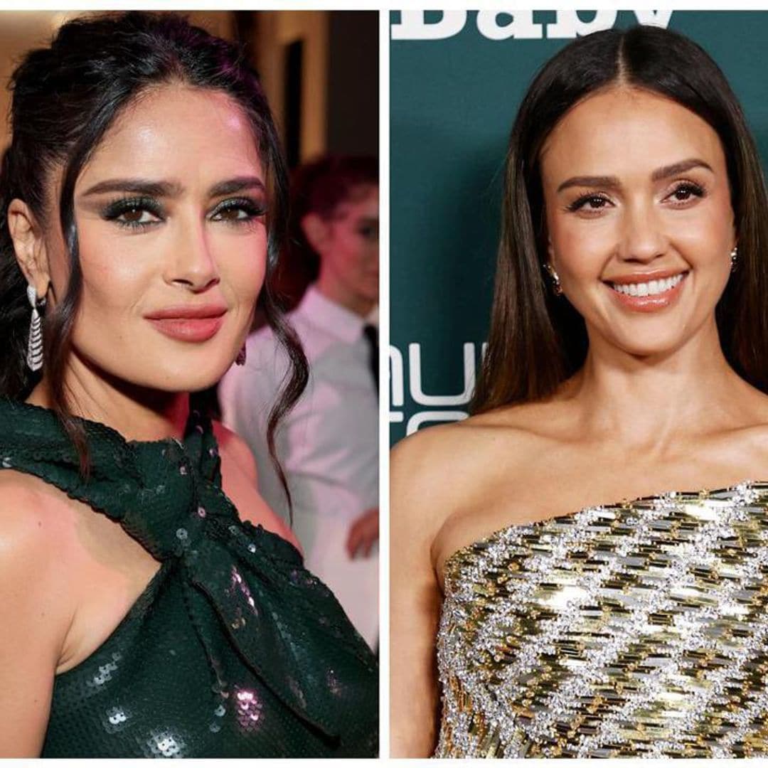 Salma Hayek attends Jessica Alba event alongside some of Hollywood’s leading Latinos