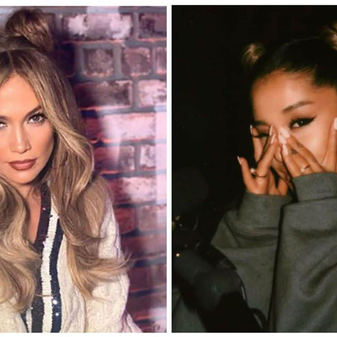 Jennifer Lopez and Ariana Grande prove this spaced-out hairstyle is a major trend