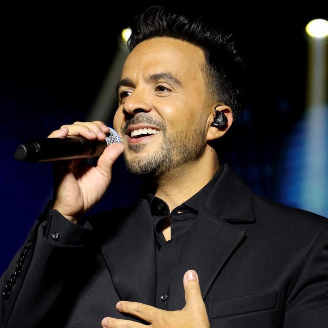 Marcello Hernandez, Paulina Rubio, and Pedro Capó help Luis Fonsi christen the Norwegian Viva