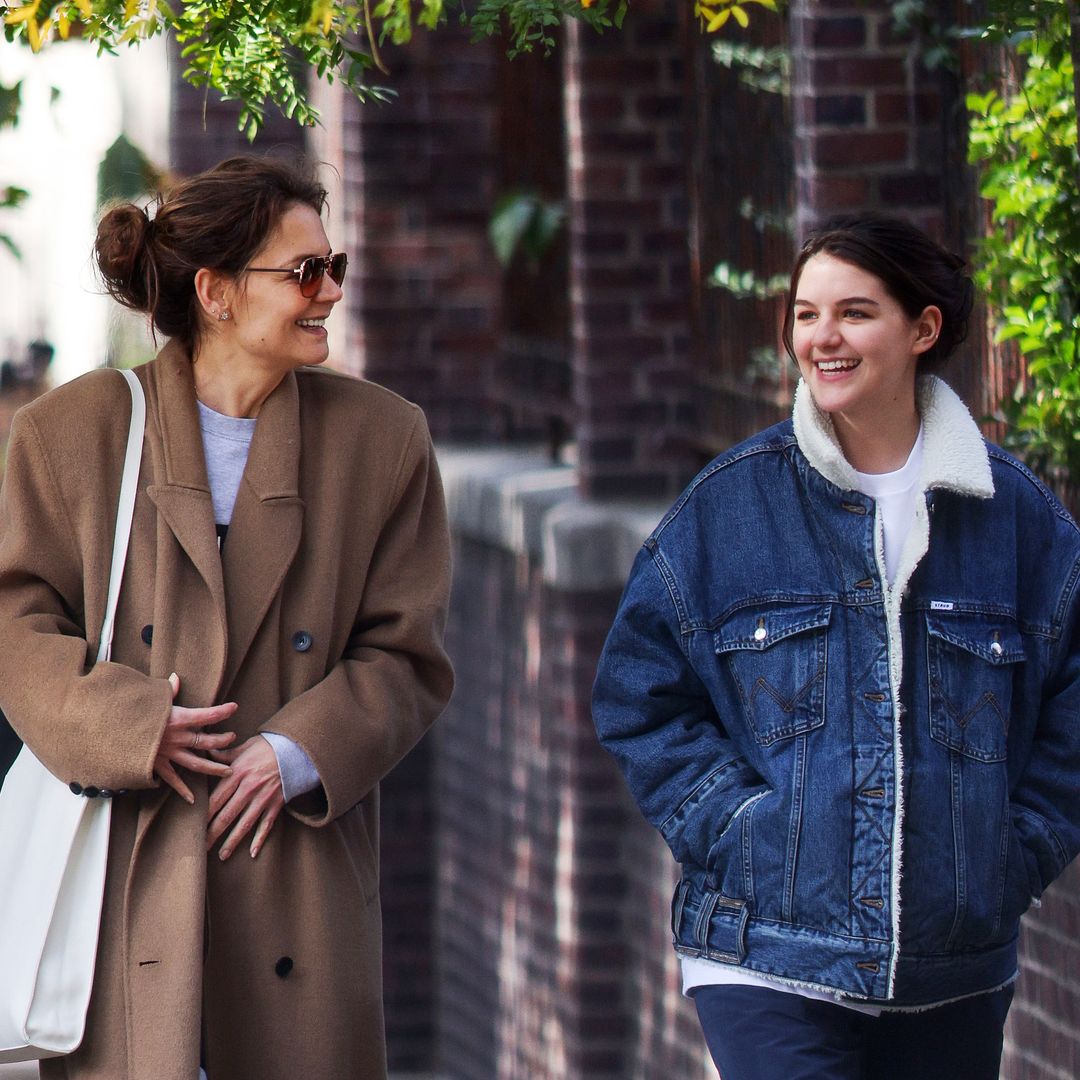 Suri Cruise and Katie Holmes twinning in casual chic winter looks: Who wore it best?