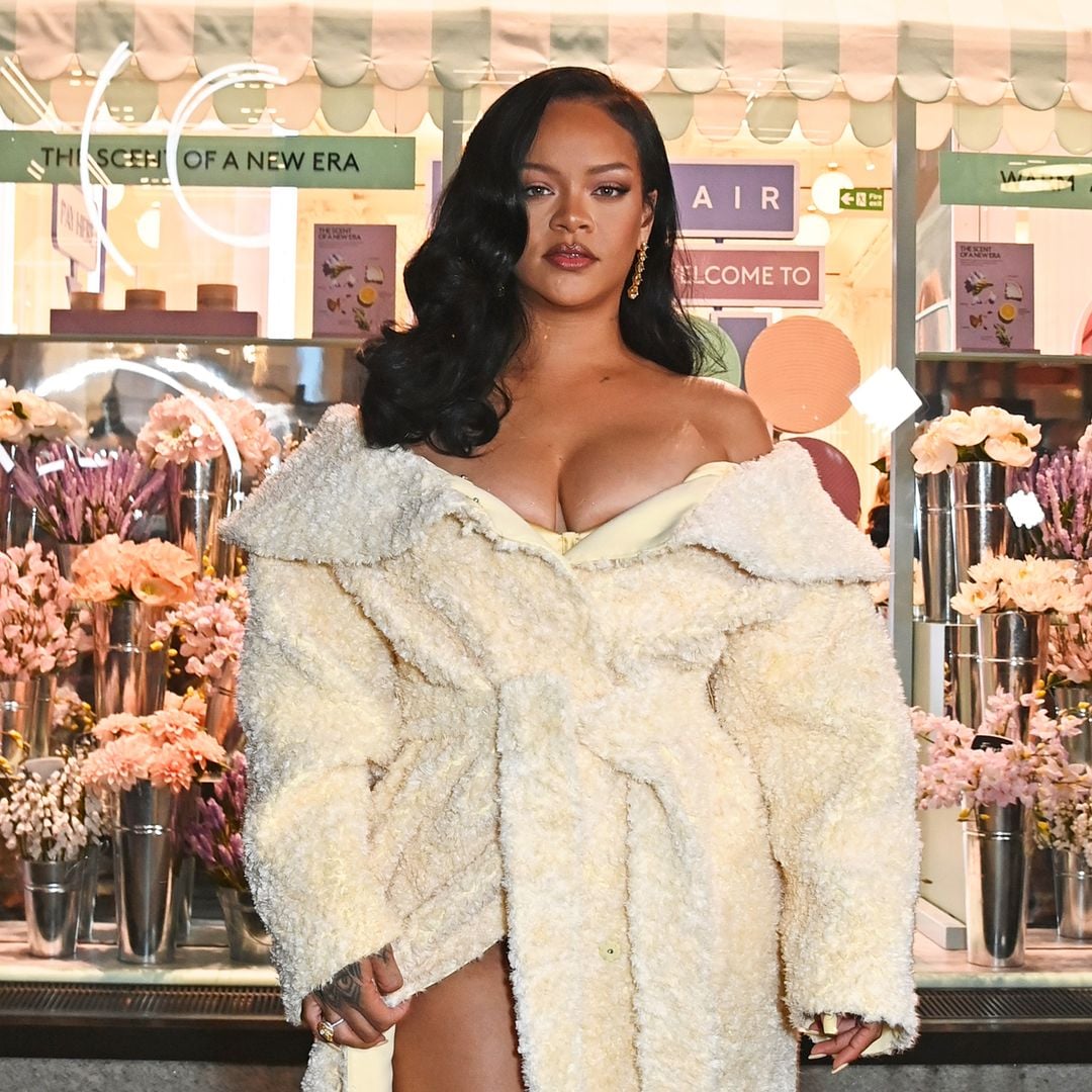 Rihanna introduces spacore aesthetic while launching her haircare brand in London