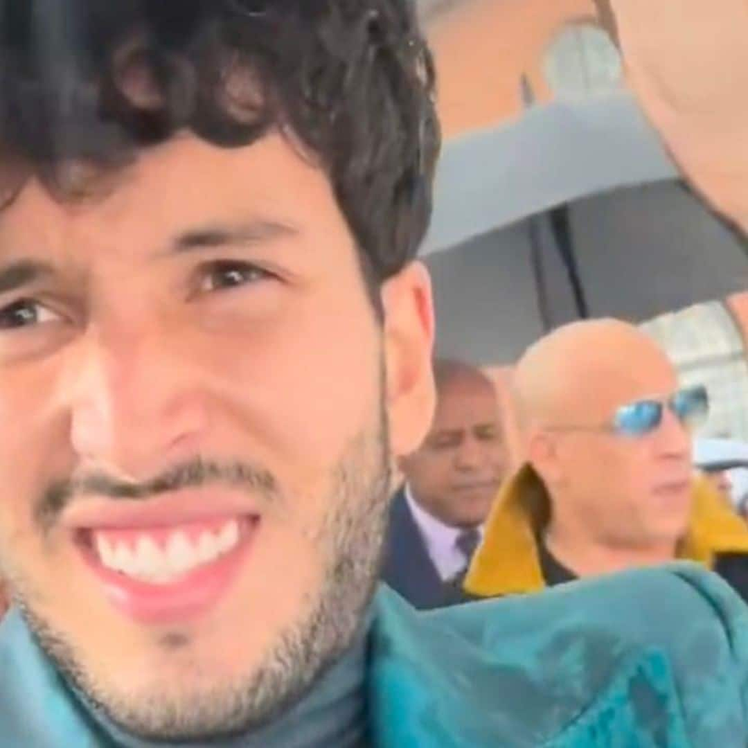 Sebastian Yatra jokes that Vin Diesel saved him from a hail storm