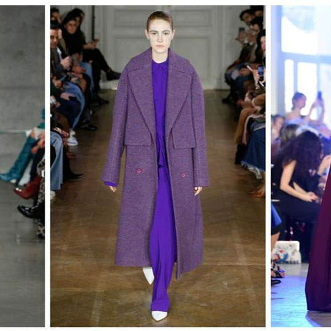 Purple for fall! Here is a look at this season's warmest (and trendiest) color