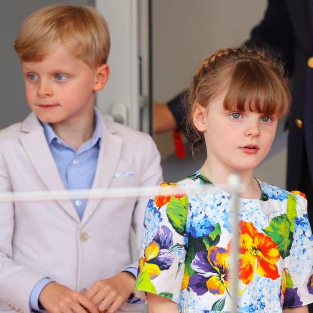 Prince Jacques and Princess Gabriella visit Norway with their parents