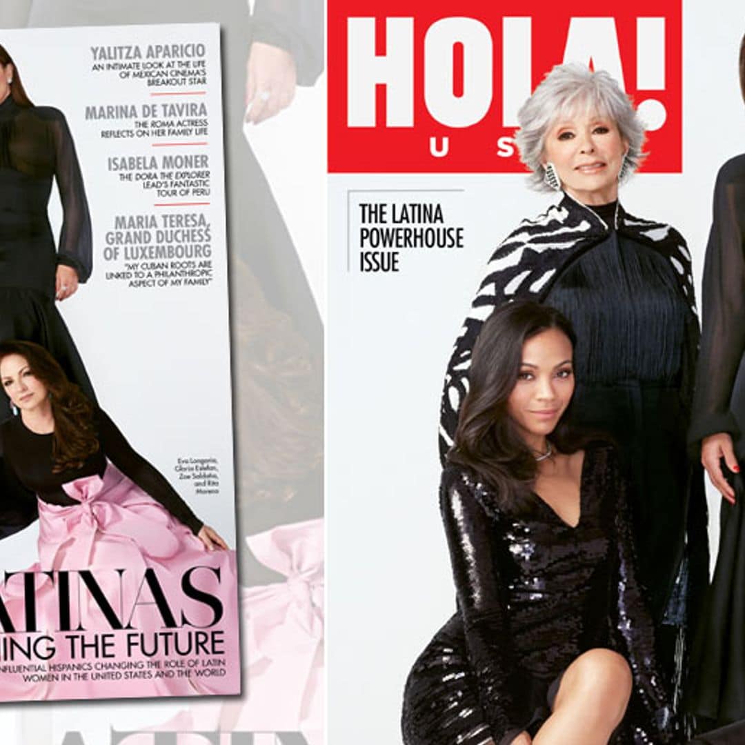 HOLA! USA's Latina Powerhouse Issue: Rita Moreno, Eva Longoria, Gloria Estefan and Zoe Saldana