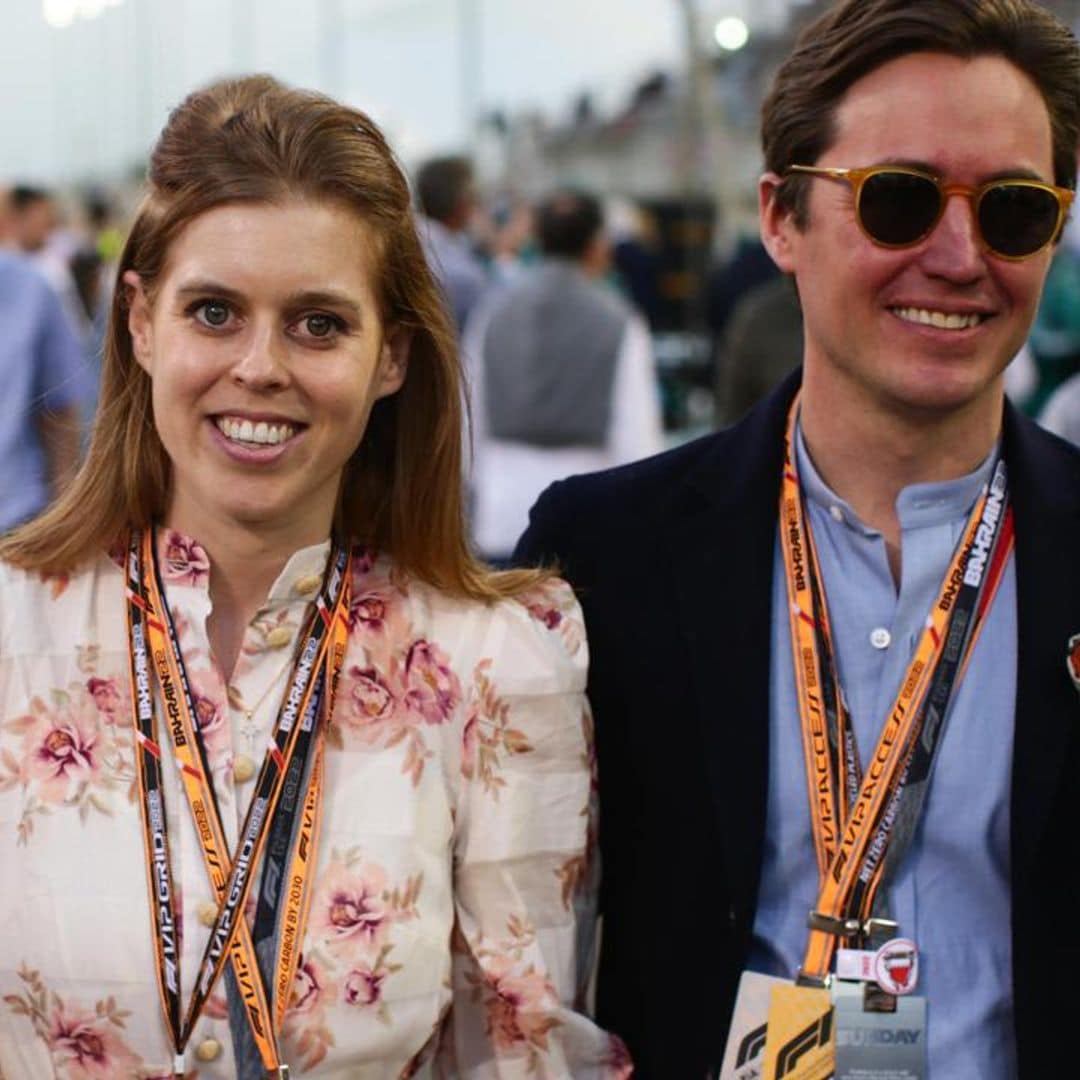 Princess Beatrice and husband Edo meet up with Swedish royal couple