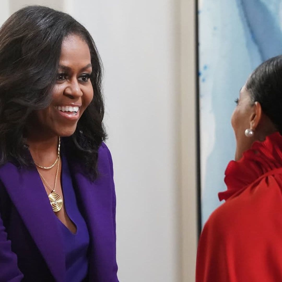 Michelle Obama is ready for the world to see her in front of the camera again on black-ish