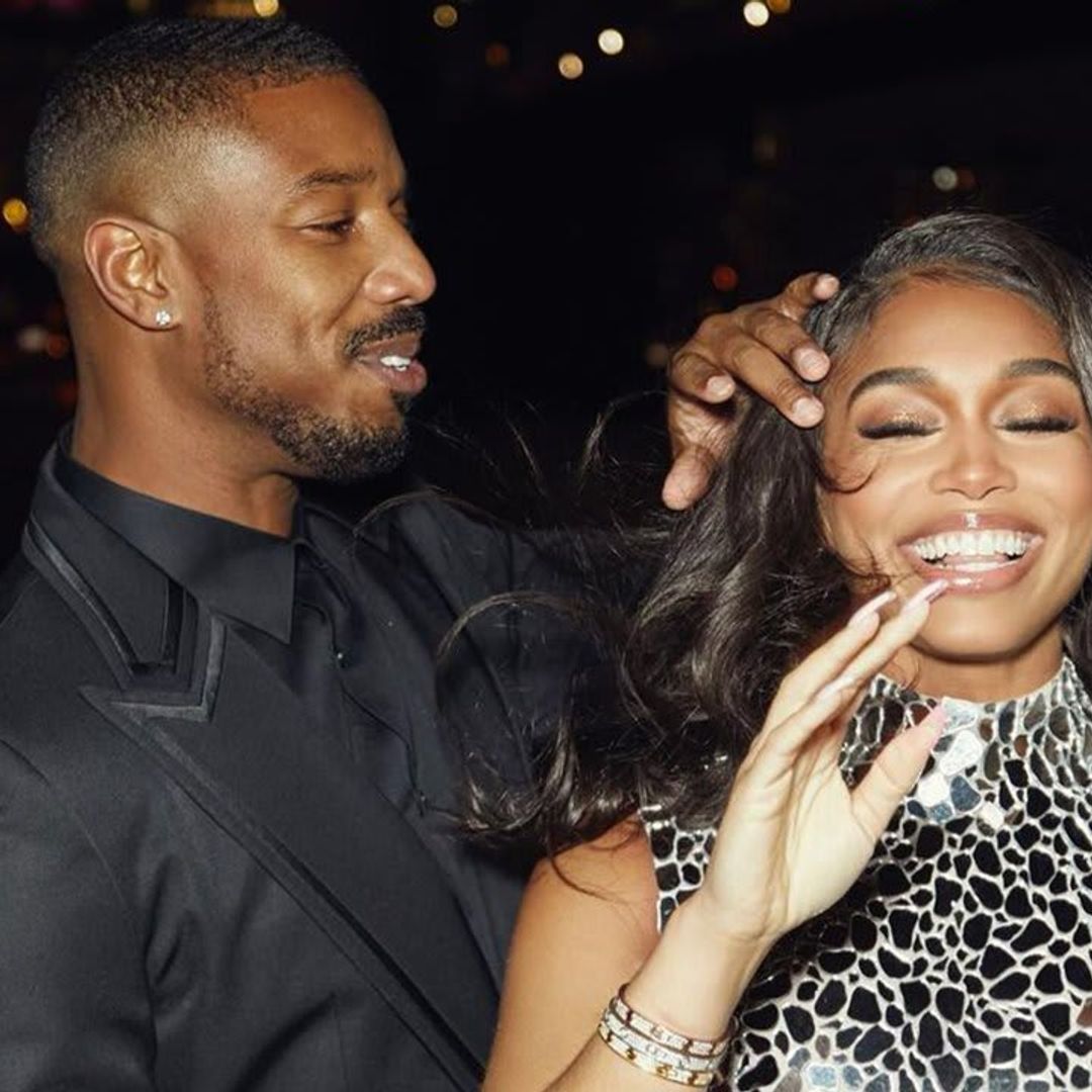 Michael B. Jordan and Lori Harvey coordinate for fashionable date night