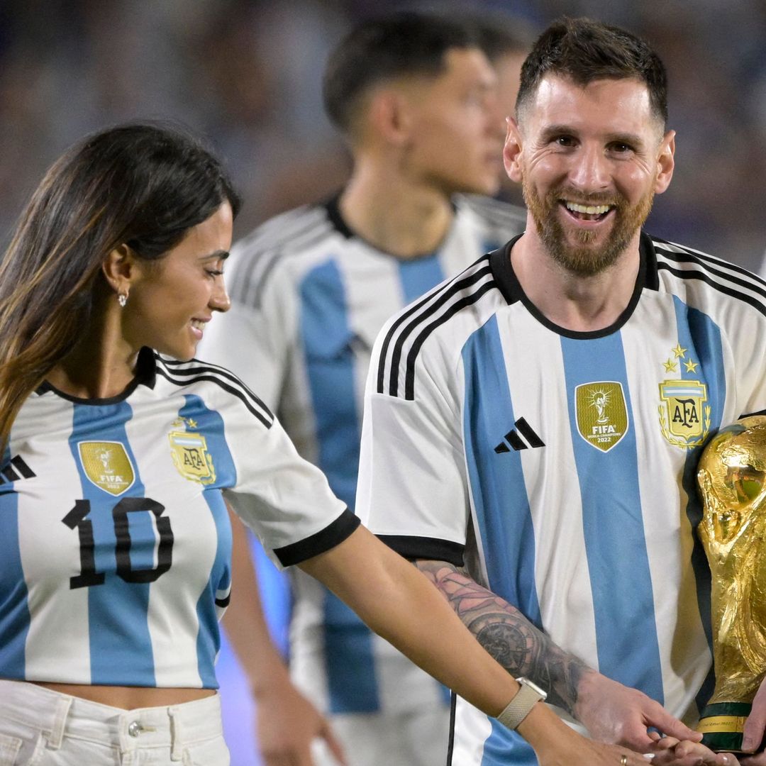 Antonela Roccuzzo and Lionel Messi's sweet Copa America celebration