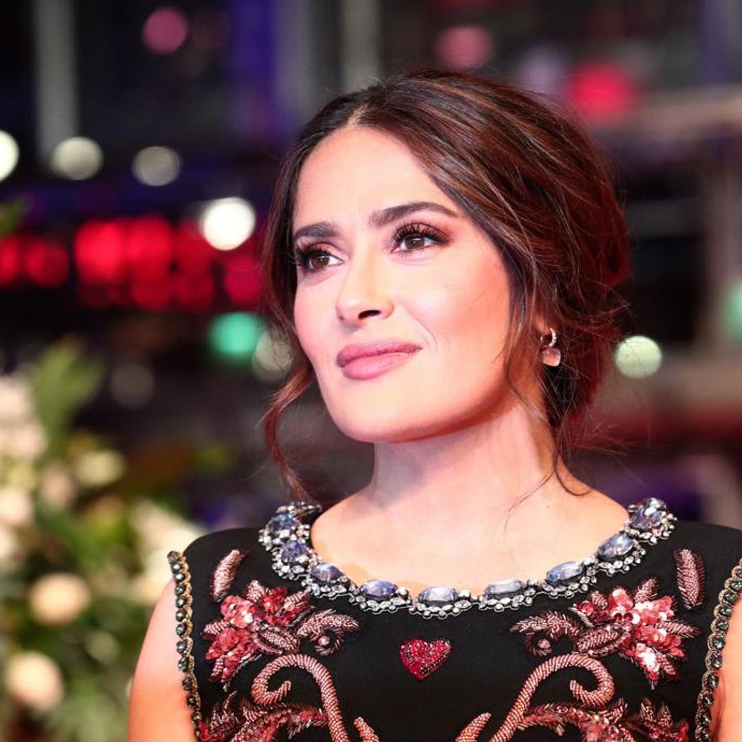 Salma Hayek is breaking social distancing rules for one special lady