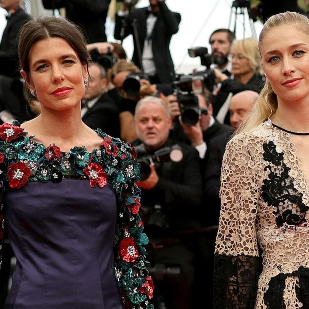 Charlotte Casiraghi and sister-in-law Beatrice hit the red carpet at Cannes Film Festival