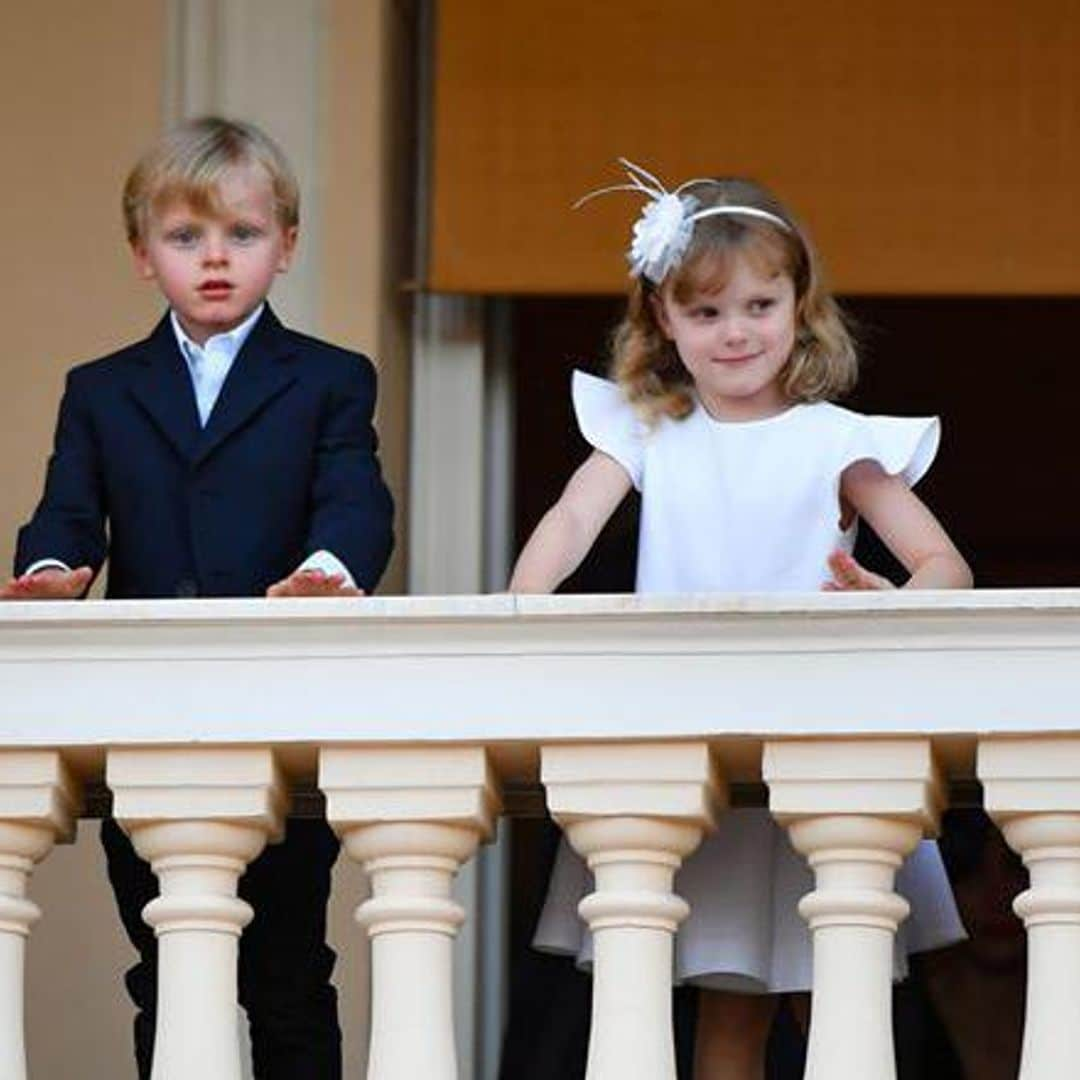 Grace Kelly’s granddaughter Princess Gabriella, 5, makes fashion statement during rare engagement