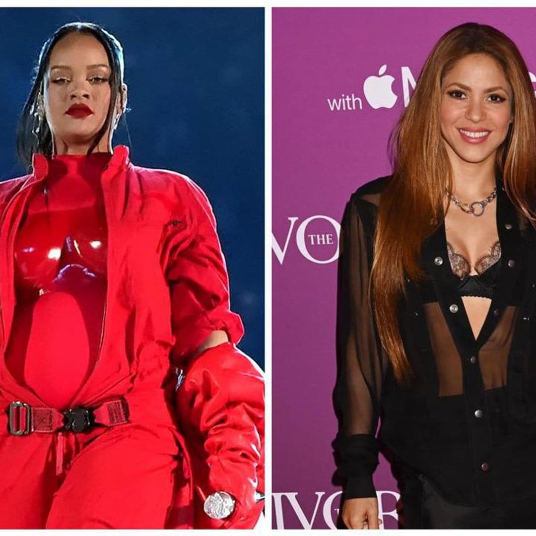 Shakira sent Rihanna a sweet message before the Super Bowl